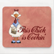 Cooking Chick Mouse Mat