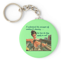 Cooking & Cleaning Concepts Keychain