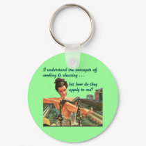 Cooking & Cleaning Concepts Keychain