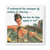 Cooking & Cleaning Concepts Magnet
