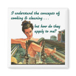 Cooking &amp; Cleaning Concepts Magnet