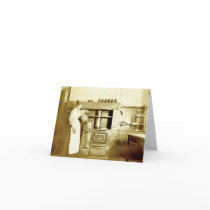 Cooking Coffee Vintage Notecard by lkranieri Cooking Coffee Vintage Notecard
