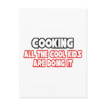 Cooking...Cool Kids Postcard