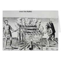 Cooking Fish Greeting Card