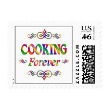 Cooking Forever Postage Stamps