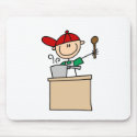 Cooking In The Kitchen Mousepad by stick_figures Cooking In The Kitchen Mousepad