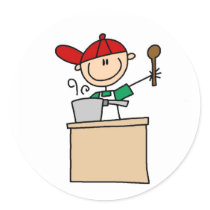 Cooking In The Kitchen Sticker