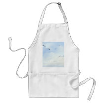 *cooking in the sky with seagulls* apron