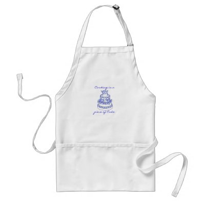 Cooking is a piece of Cake Apron