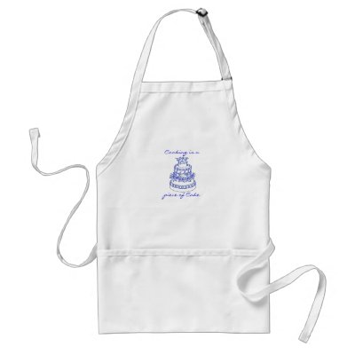 Cooking is a piece of Cake apron
