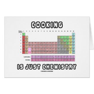 Cooking Is Just Chemistry (Periodic Table) Cards