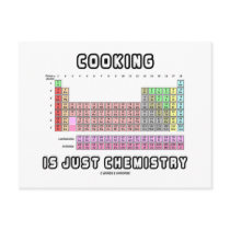 Cooking Is Just Chemistry (Periodic Table) Postcards