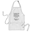 "Cooking is like making love...You do it well, ... aprons