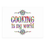 Cooking is My World Post Cards