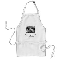 Cooking = Math + Science Apron