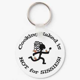 Cooking Naked - Keychain keychain