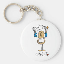 Cooking Nut Tshirts and Gifts Keychain