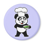 Panda loves to cook and work in the kitchen. And when he does he always wears his chef hat. This cute panda design makes a great gift for anyone who loves to cook, whether it's just a boiled egg or a five course meal. Don't forget to check out all our other cute panda designs.