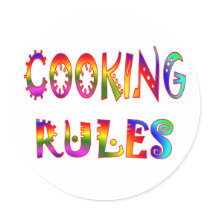 Cooking Rules stickers