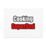 Cooking SuperDad Post Card