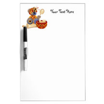 Cooking TeddyBear Dry-Erase Board