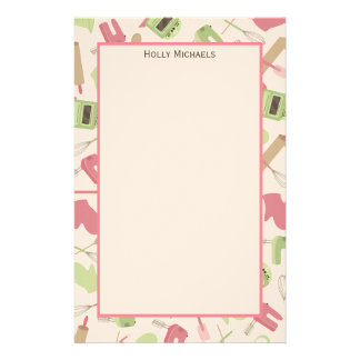 Cooking Themed Personalized Stationery
