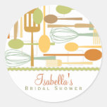 Cooking Utensils Kitchen Shower Favor Sticker