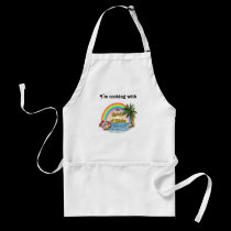 Cooking with Aloha Spirit aprons