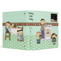 Cooking With Daddy Recipe Notebook binders