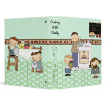 Cooking With Daddy Recipe Notebook binders
