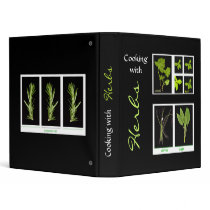 Cooking with Herbs Vinyl Binder