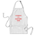 COOKING, WITH, MUSTARD, GAS aprons