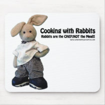 Cooking with Rabbits - Mouse Pad mousepads