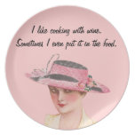 Cooking With Wine plates