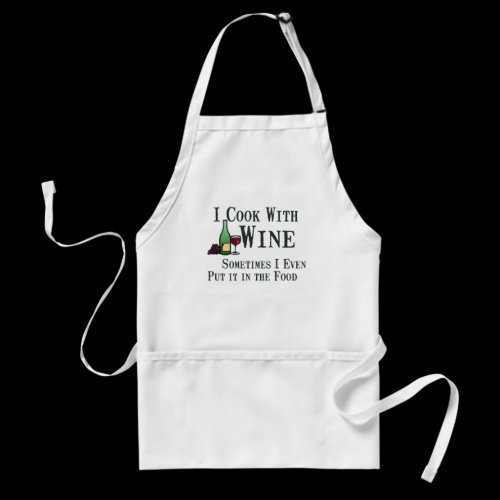 Cooking with Wine Aprons