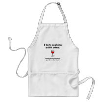 Cooking With Wine aprons by delibcreate Cooking With Wine aprons