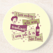 Cooking With Wine Coaster