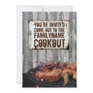 Cookout Invitations invitation