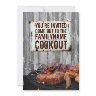 Cookout Invitations invitation
