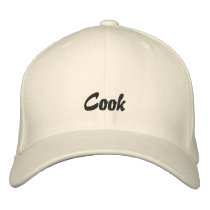Cooks Cap / Hat embroidered hats