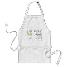 Cooks Guide Upside Down Information Apron