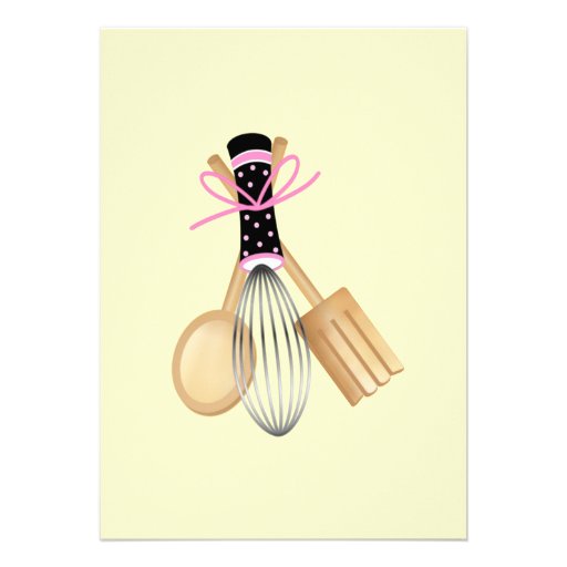 Cookware Bridal Shower Invitation
