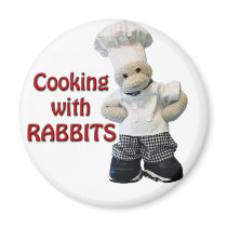 CookwifRabbits Fridge Magnet magnets