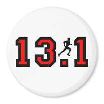 Cool 13.1 half marathon magnets