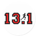 Cool 13.1 half marathon stickers by runnersboutique Cool 13.1 half marathon stickers