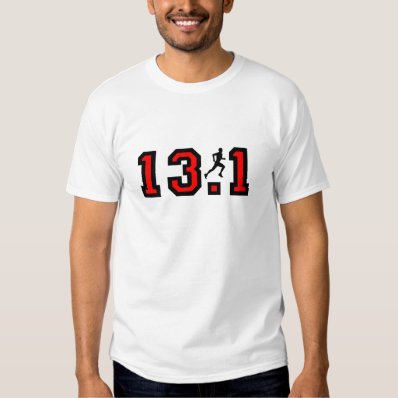 Cool 13.1 half marathon tee shirt