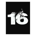 Cool 16th Birthday Party Custom Invitation