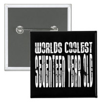 Cool 17th Birthdays Worlds Coolest Seventeen Year Pin