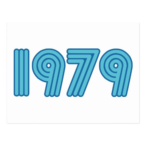 Cool 1979 design postcard