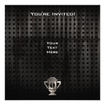 Cool 1st Place Trophy Invitation